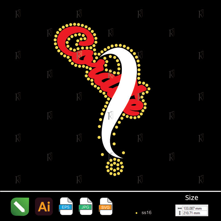Grace Curve Rhinestone – Premium Rhinestone Design by Rhinestone1