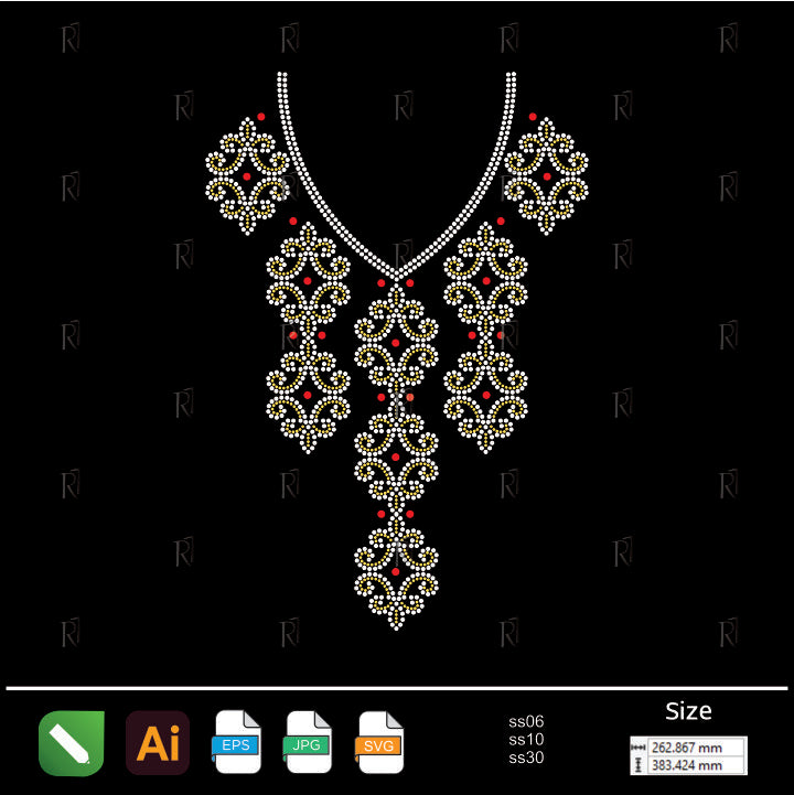 Regal Cascade Rhinestone Necklace – Premium Rhinestone Design by Rhinestone1
