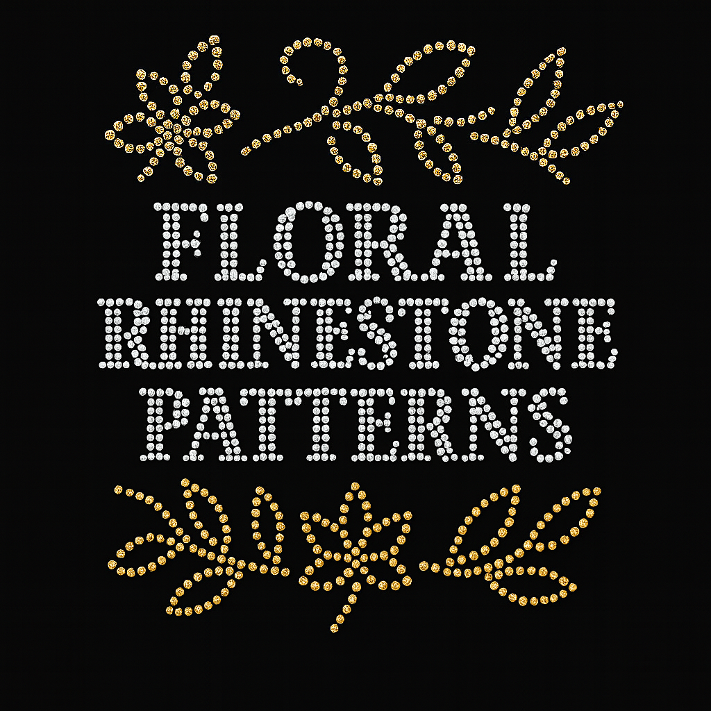 Floral Rhinestone Patterns