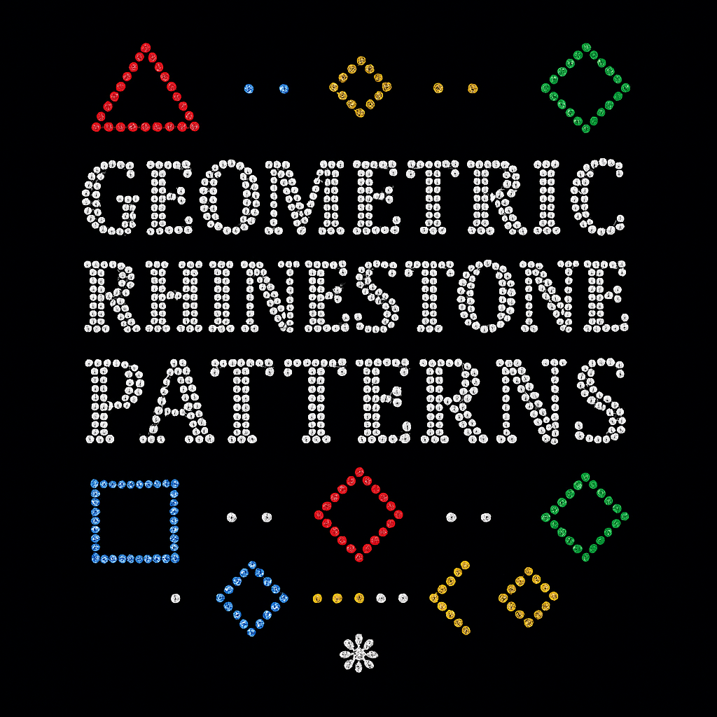 Geometric Rhinestone Motifs