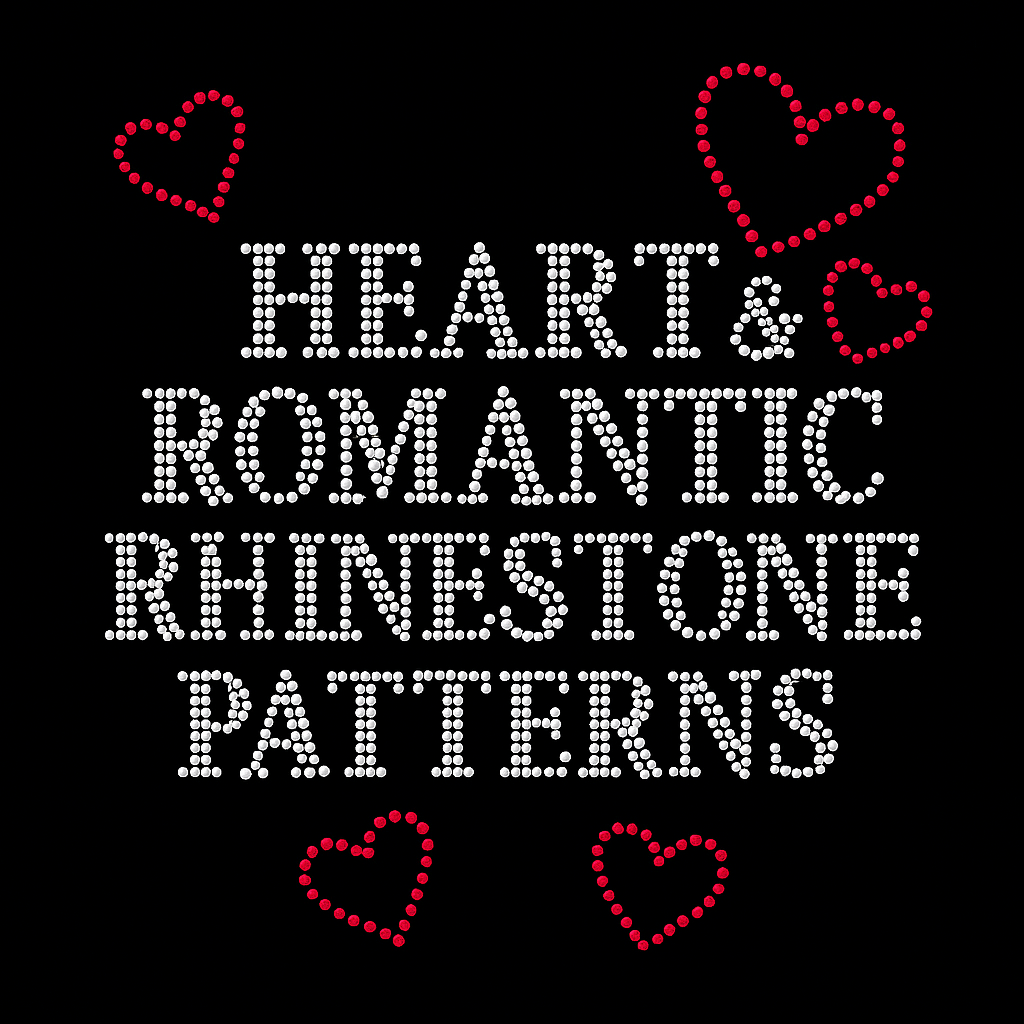 Heart & Romantic Rhinestone Patterns
