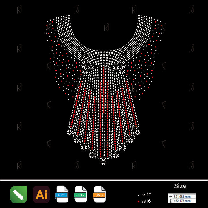 Royal Tassel Necklace – Premium Rhinestone Design by Rhinestone1