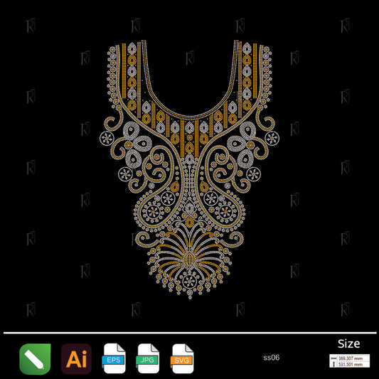Imperial Ornamental Rhinestone Necklace – Premium Rhinestone Design by Rhinestone1
