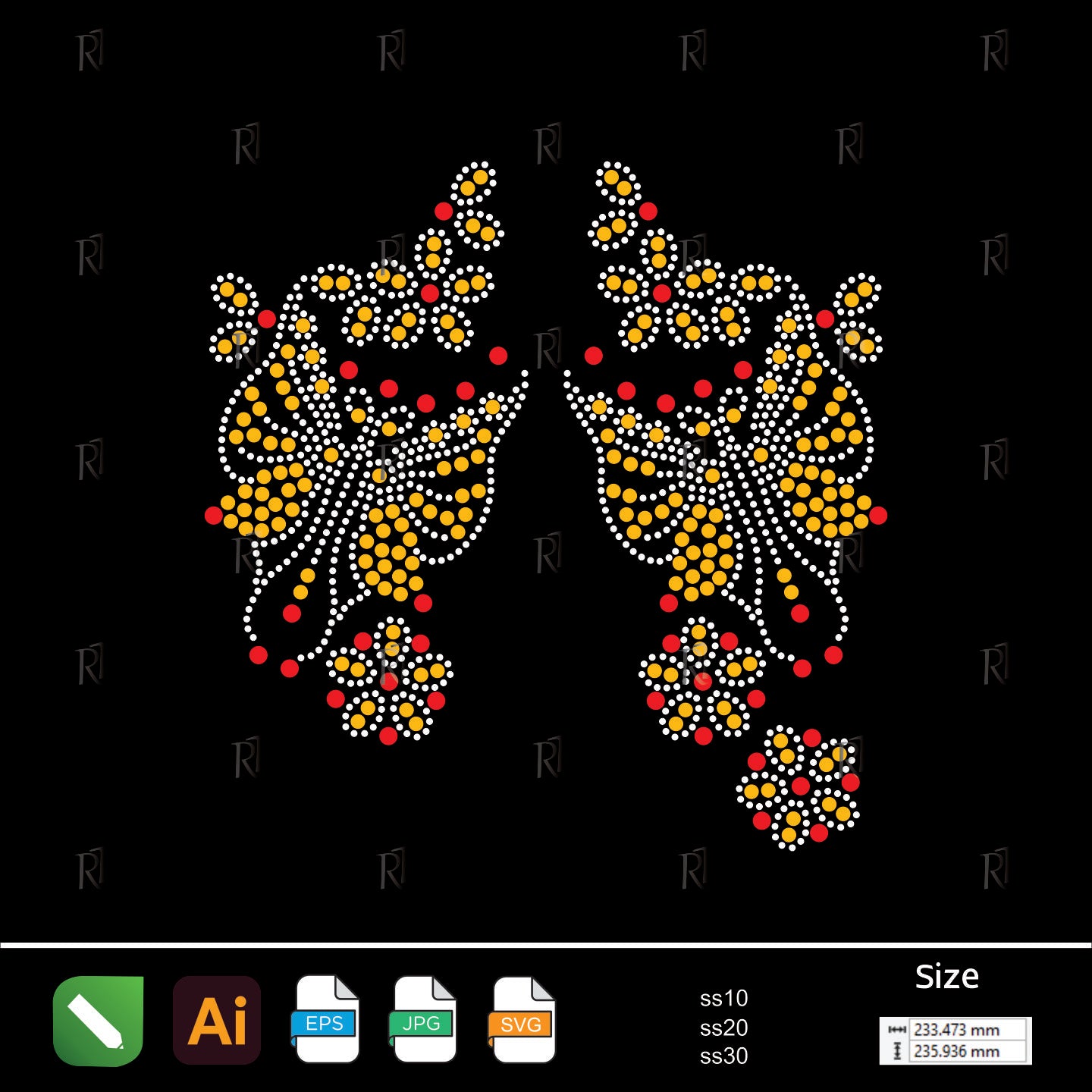 Butterfly Bloom Elegance – Premium Rhinestone Design by Rhinestone1