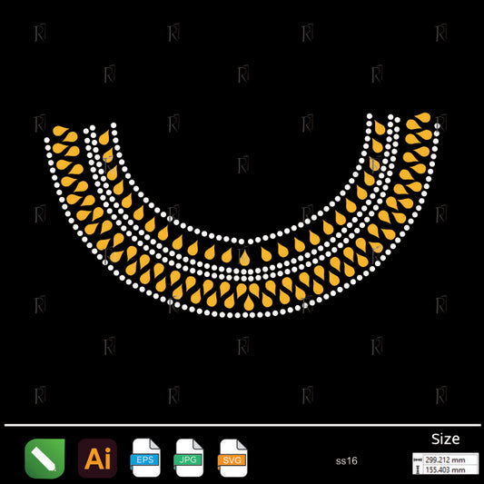 Elegant Side Flow Rhinestone – Premium Rhinestone Design by Rhinestone1