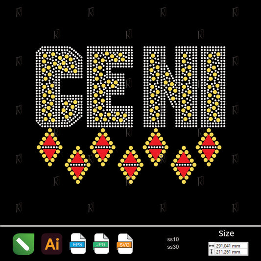GEM Sparkle Diamonds – Premium Rhinestone Design by Rhinestone1