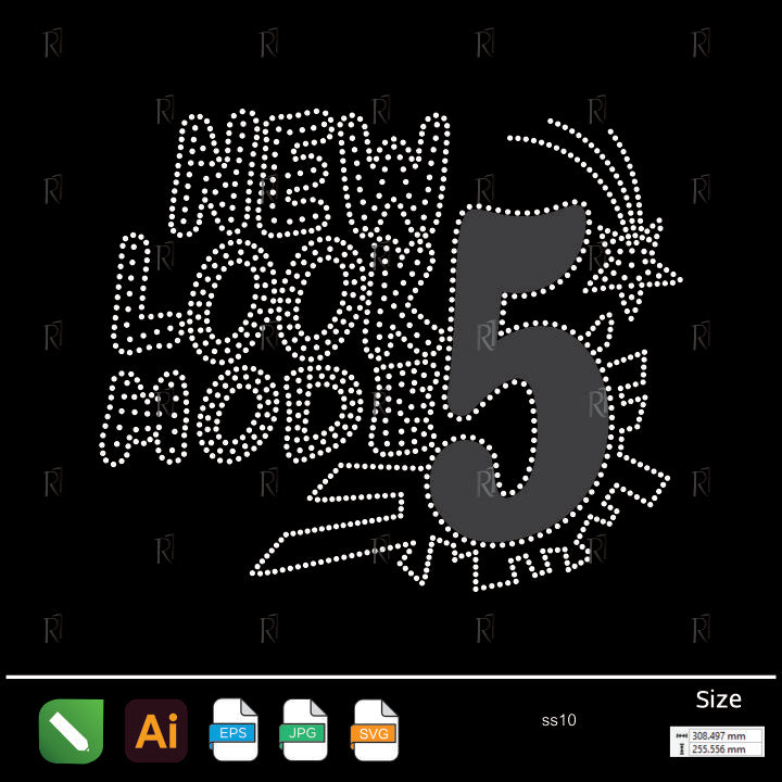 New Look Mode 5 Rhinestone – Premium Rhinestone Design by Rhinestone1