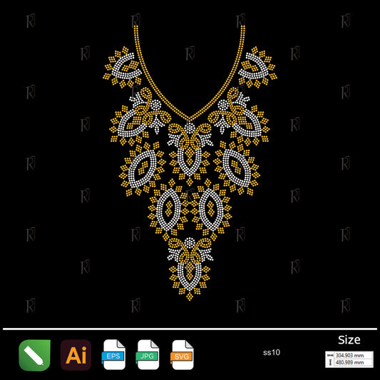 Royal Elegance Necklace Rhinestone – Premium Rhinestone Design by Rhinestone1