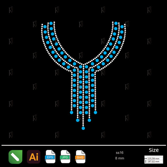 Elegant Necklace Rhinestone – Premium Rhinestone Design by Rhinestone1