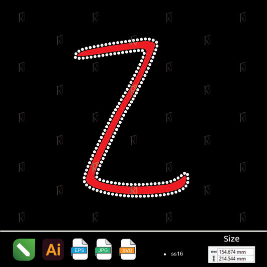 Z Shape Rhinestone Neckline – Premium Rhinestone Design by Rhinestone1