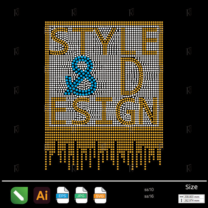 Style & Design Rhinestone Text – Premium Rhinestone Design by Rhinestone1
