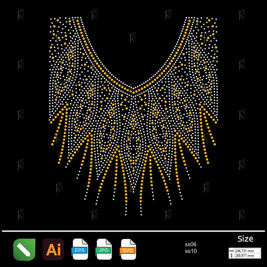 Golden Sunburst Rays Rhinestone – Premium Rhinestone Design by Rhinestone1