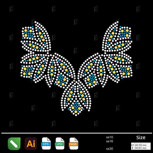 Leaf Necklace Rhinestone – Premium Rhinestone Design by Rhinestone1