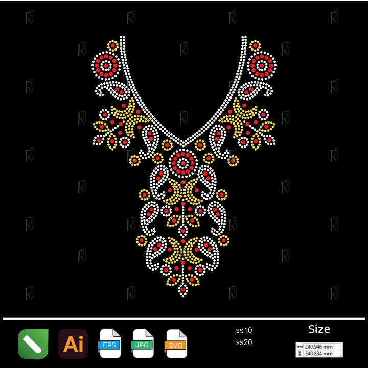 Regal Bloom Cascade Rhinestone Necklace – Premium Rhinestone Design by Rhinestone1