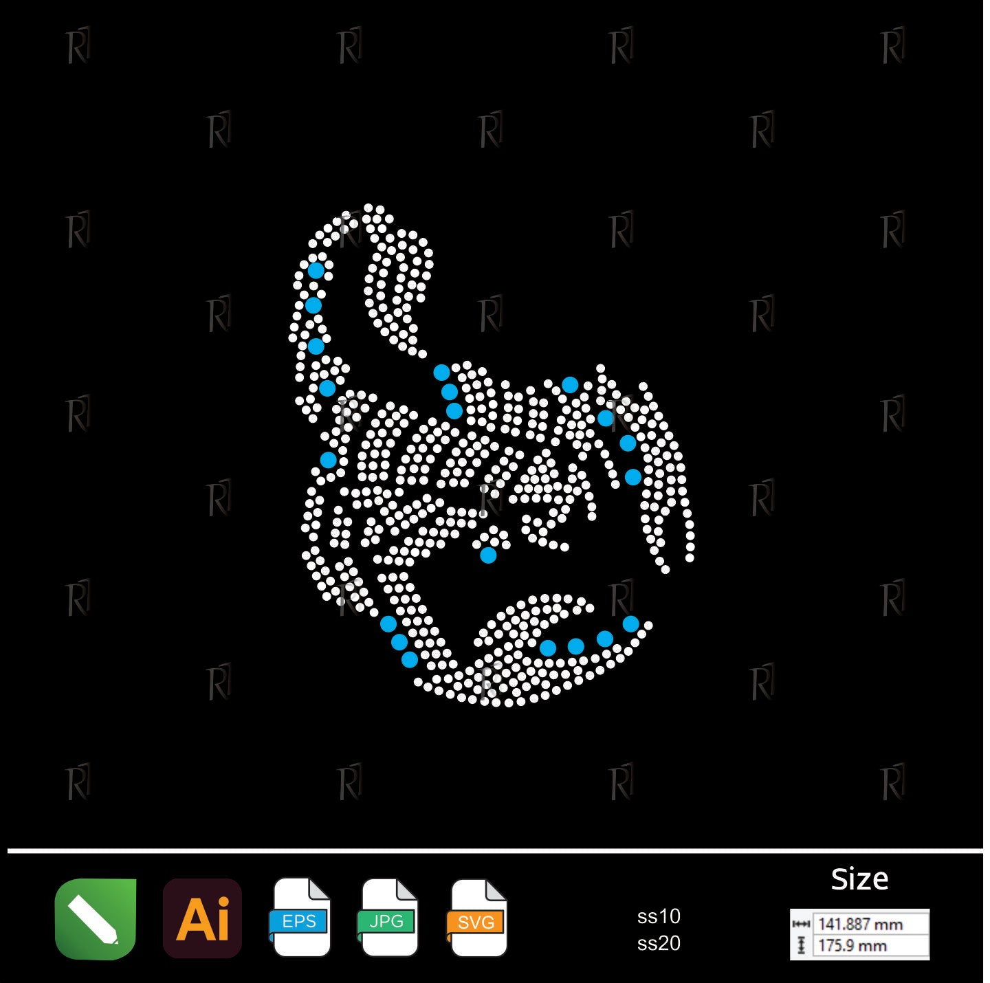 Scorpio Spirit Rhinestone – Premium Rhinestone Design by Rhinestone1