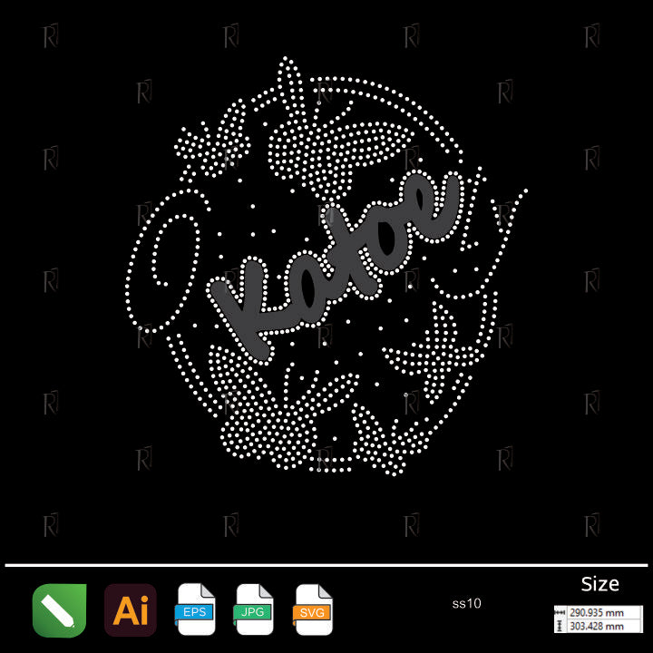 Katory Butterfly Circle Rhinestone Design – Premium Rhinestone Design by Rhinestone1