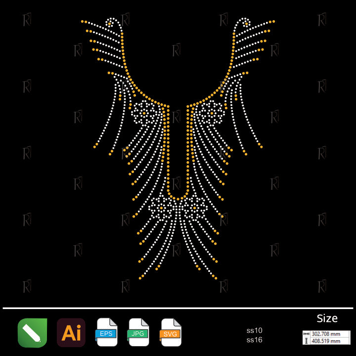 Elegant Fringe Necklace Rhinestone – Premium Rhinestone Design by Rhinestone1