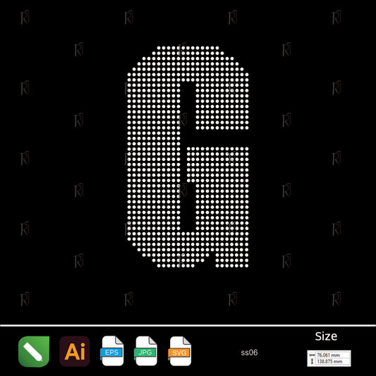Rhinestone Letter G Bold – Premium Rhinestone Design by Rhinestone1