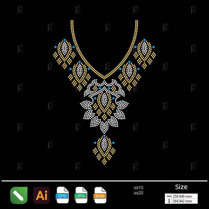 Imperial Elegance Rhinestone Necklace – Premium Rhinestone Design by Rhinestone1