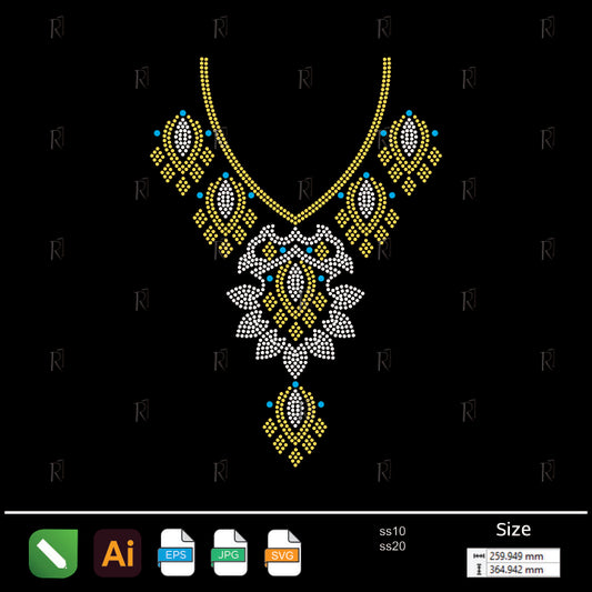 Imperial Elegance Rhinestone Necklace – Premium Rhinestone Design by Rhinestone1