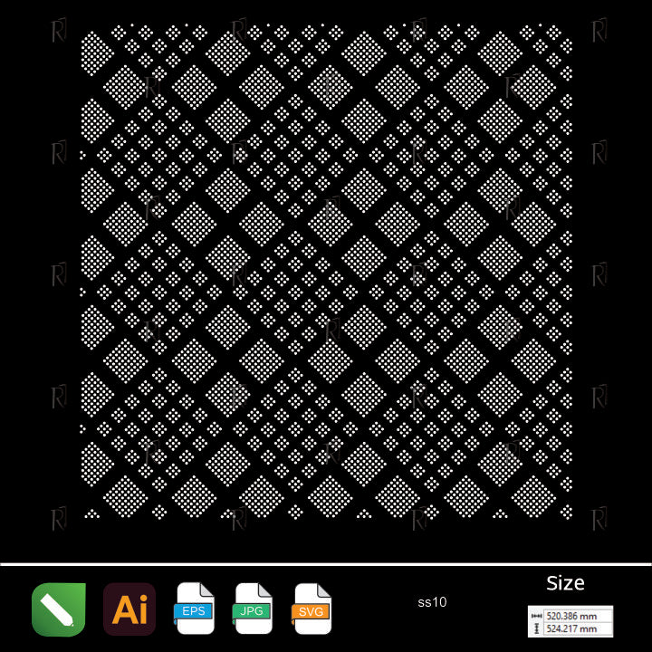 Diamond Grid Rhinestone Pattern – Premium Rhinestone Design by Rhinestone1